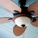 close up image of ceiling fan