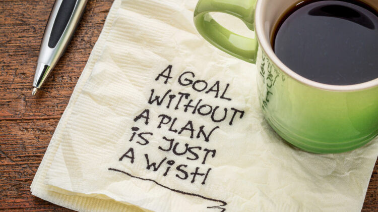 A goal without a plan is just a wish, written on a napkin