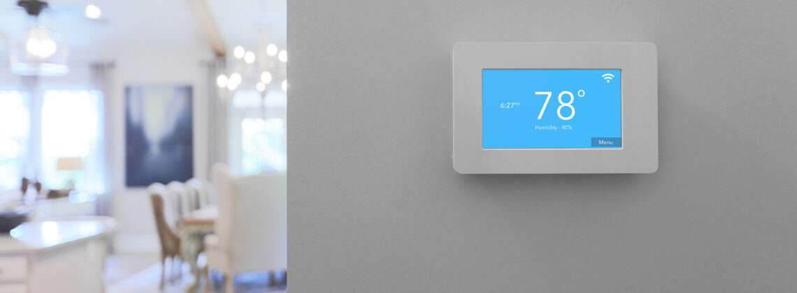 Thermostat in nice home
