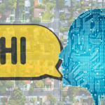 neighborhood with ai head and hi in a caption